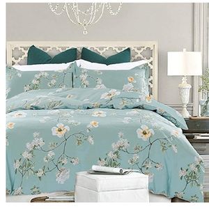 Teal queen duvet cover